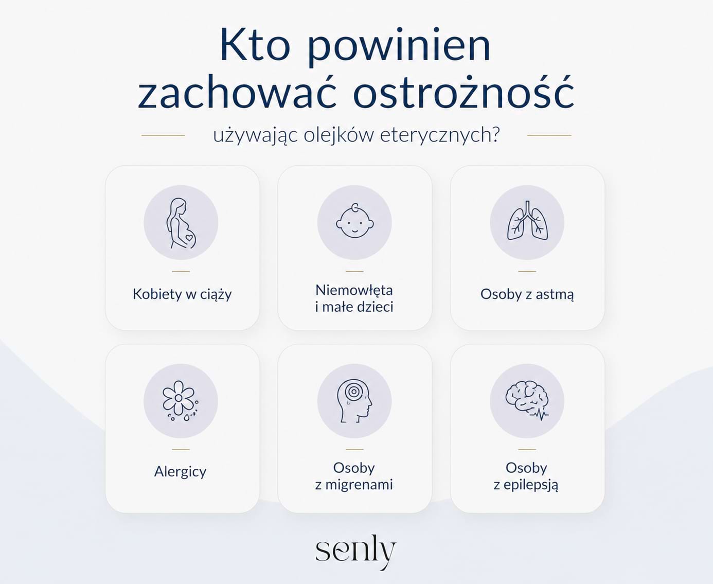 Infografika Kto nie powinien stosować aromaterapii i olejków eterycznych